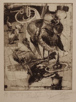 Psychedelic Phenomenon in Birds (Laboratorium Dr.M series). Plate 4