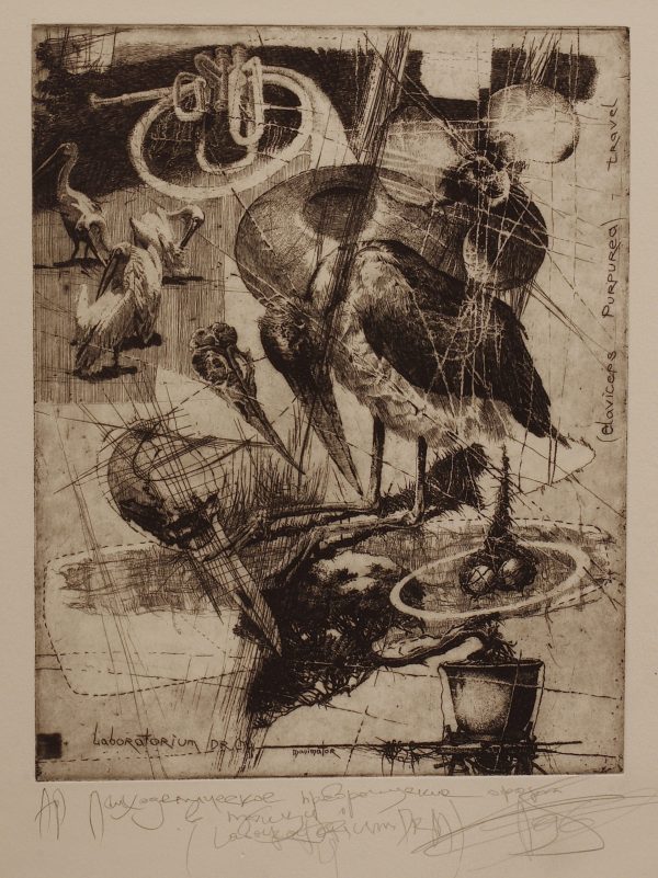 Psychedelic Phenomenon in Birds (Laboratorium Dr.M series). Plate 4