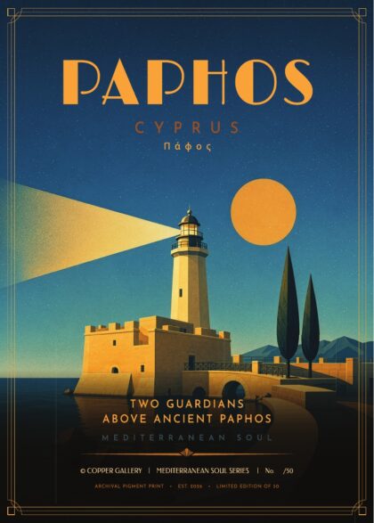 Paphos  - Two Guardians Above Ancient Paphos